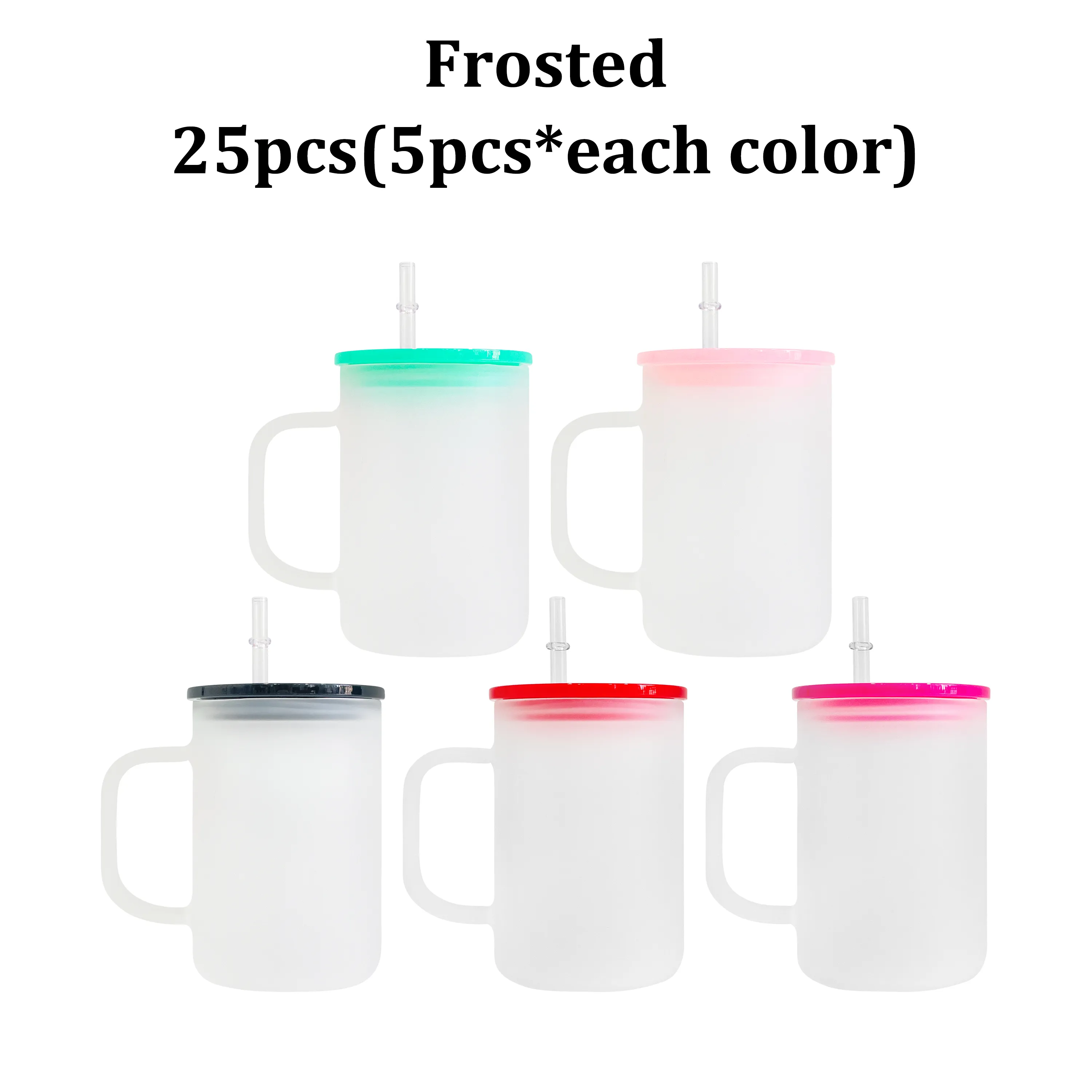 17oz Bulk Blank Sublimation Insulated Mug With Lid With Plastic PL